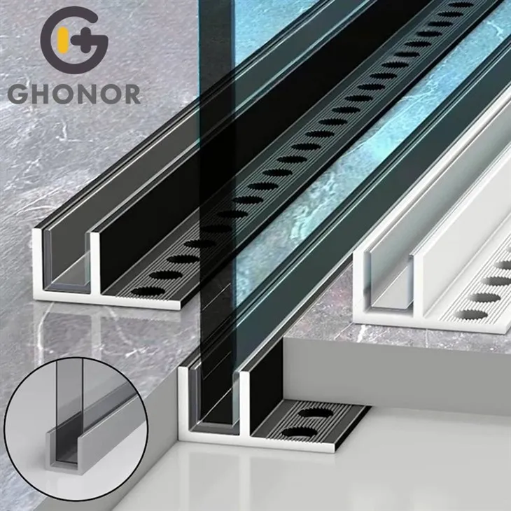 f shaped profile for shower glass (4) f shaped profile for shower glass (4)