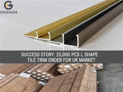 Succesverhaal: bestelling van 25.000 stuks L-vormige tegelversieringen voor d...